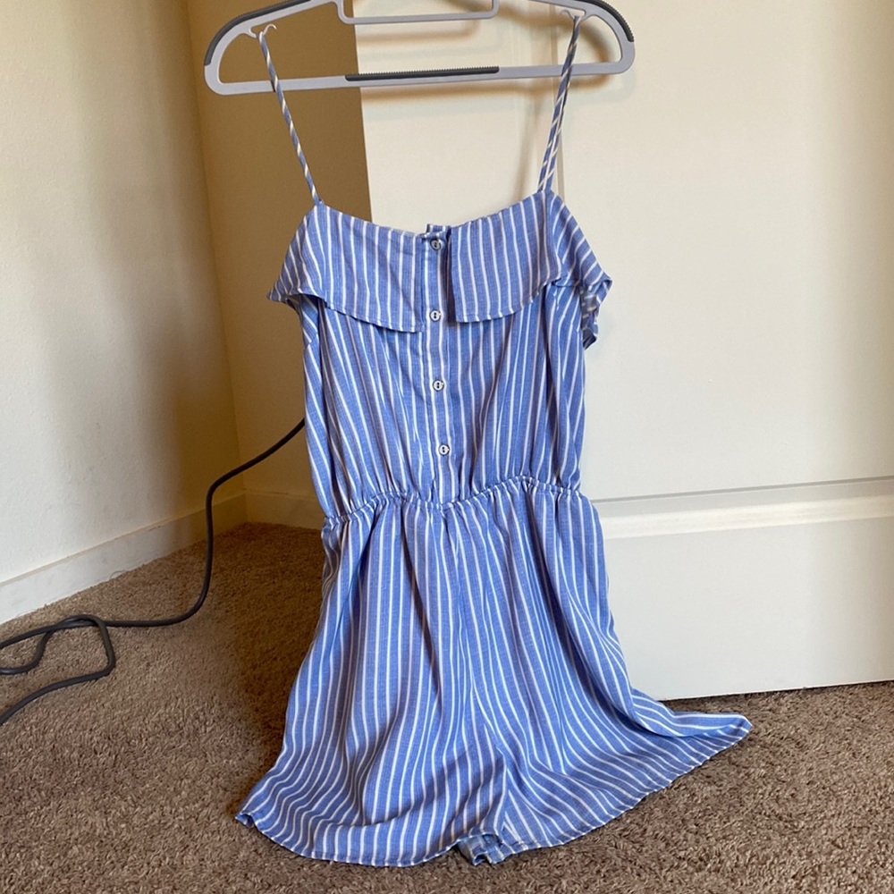 Striped romper
